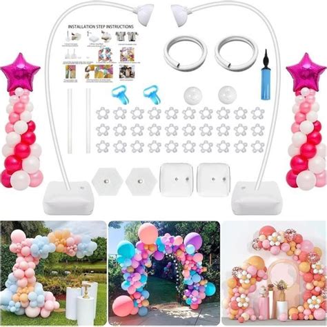 Kit D Arche De Ballons Forme De Pliage Libre Avec Base De Remplissage