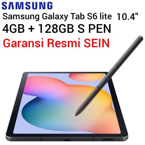 Jual Samsung Galaxy Tab S6 Lite 128gb S Pen Garansi Resmi Sein Tablet 10 Inch Stylus 104