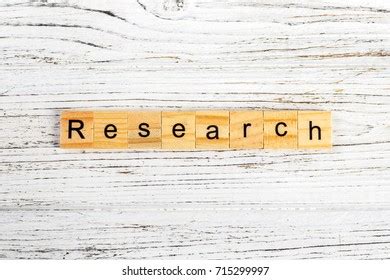 Research Word Made Wooden Blocks Concept Shutterstock