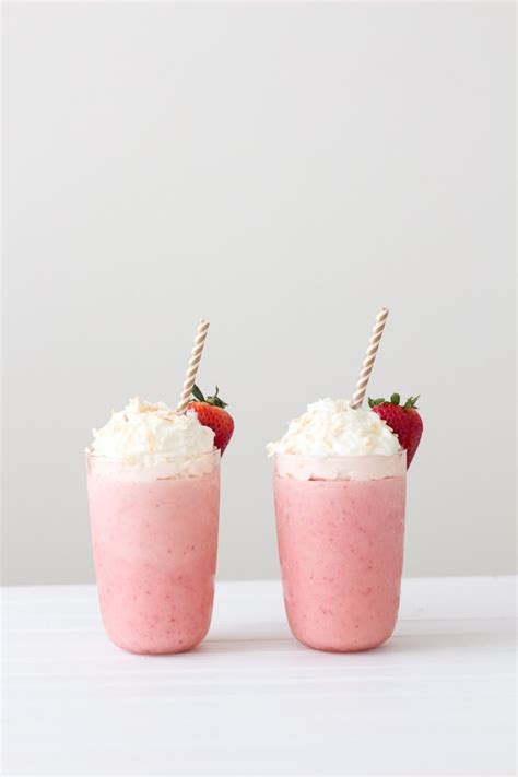 Strawberry Smoothie With Whipped Cream