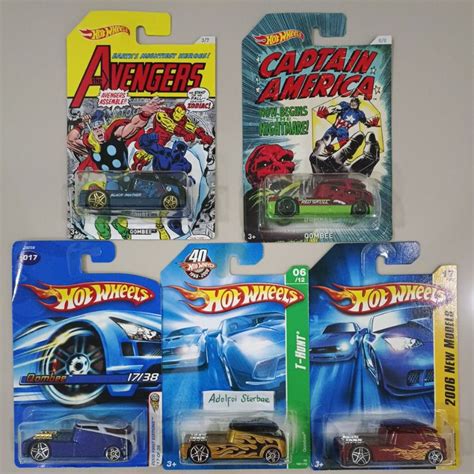 Jual Hotwheels Hot Wheels Qombee Edisi Avengers Black Panther Captain America Red Skull