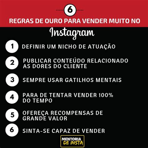 Regras Para Vender No Instagram