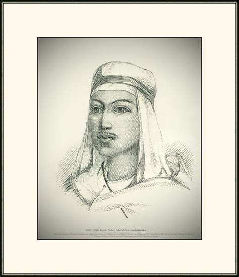 S Kunst Sultan Abdelaziz Of Morocco Abd Al Aziz Von Marokko