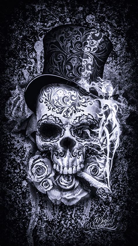 Skull Illusion Digital Art Illustration Skull Illustration Diy