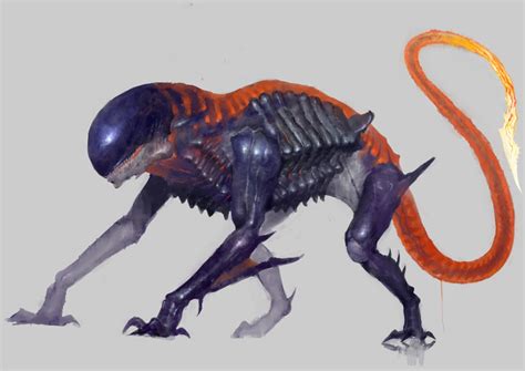 Artstation Xeno Oleg Bulakh Alien Concept Art Monster Concept Art