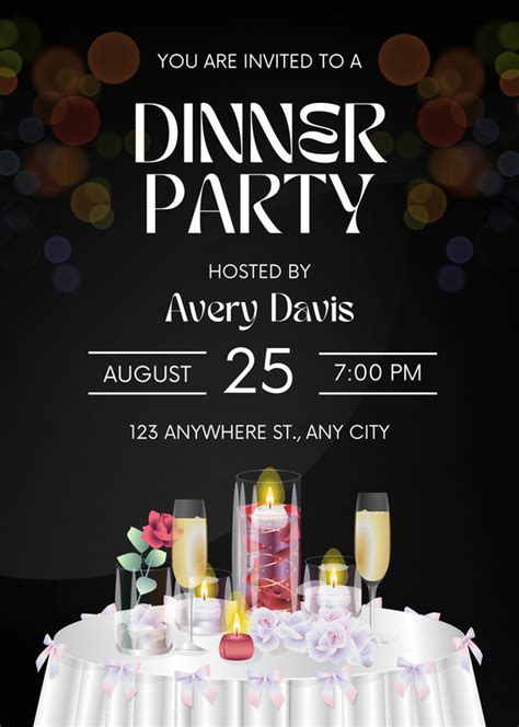 Free To Edit And Print Cocktail Party Invitation Templates Canva