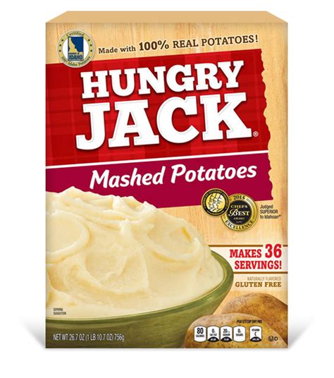 Hungry Jack® Mashed Potatoes 153oz Hungry Jack Potatoes Hungry Jack Potatoes Hungry Jacks