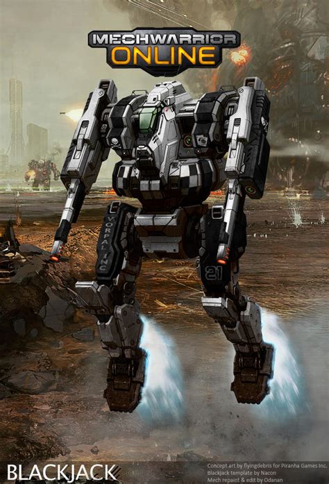 Mwo Blackjack Repaint By Odanan On Deviantart
