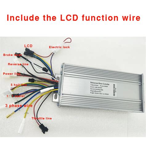 800w500w 24v36v48v Mosfet Brushless Motor Controller E Bike Scooter Bldc Controller