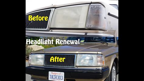 How To Fix Faded Headlights Video Tips Diy Plastic Headlight Cleaning Youtube