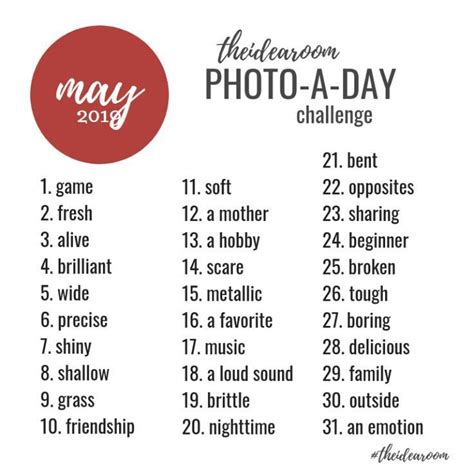 May Photo A Day Challenge Instagram Challenge December Photo