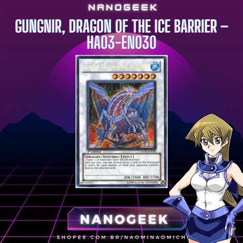 Gungnir Dragon Of The Ice Barrier Ha03 En030 Ultra Rara Yu Gi Oh — Konami Original