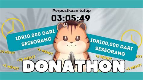 Donathondonathonintinya Donathon Kita Hamdalah Stream Youtube