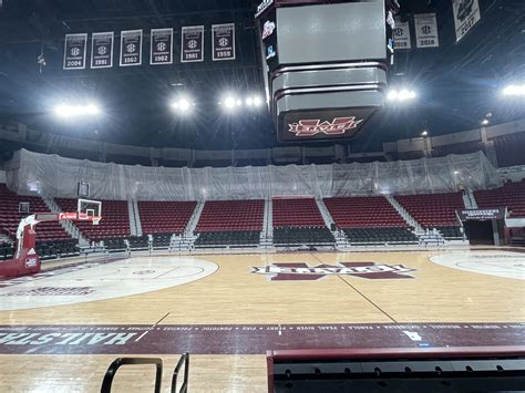 MSU Humphrey's Coliseum Scaffold - Contractors Access