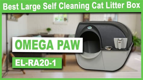 Omega Paw Elite Self Cleaning Litter Box Large Best Self Cleaning Cat