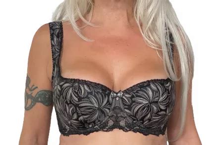 Balconett Halbschale Push Up B Gel Dirndl Bh Schwarz B C