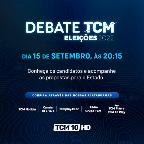 Debate da TCM acontece hoje ausência confirmada de Fátima Blog do