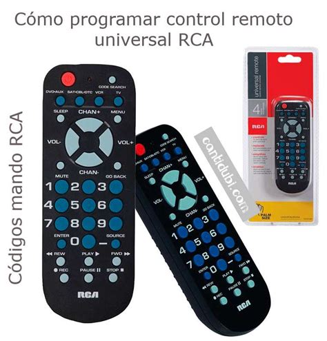 Asi Puedes Programar Un Control Remoto Universal Rca Paso A Paso Images