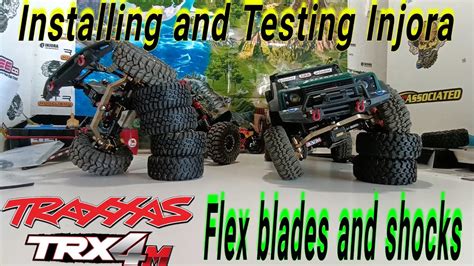 Fitting Injora Flex Blades And Shocks On The Lcg Chassis Traxxas Trx4m Bronco Traxxastrx4m