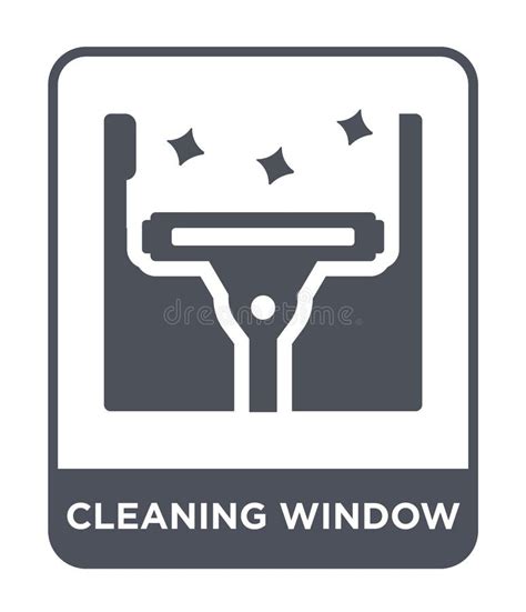 Window Cleaning Icon In Trendy Design Style Window Cleaning Icon