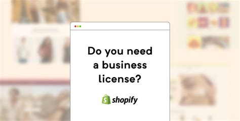 Do You Need A Business License To Sell On Shopify Guide