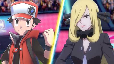 Pokemon Battle Red Vs Cynthia Champion Showdown YouTube