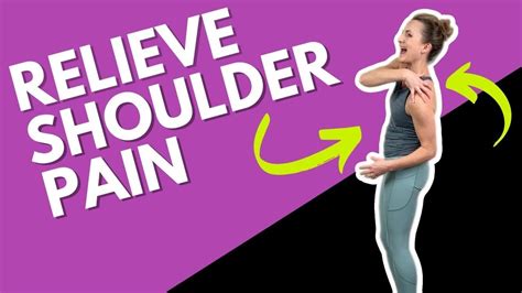 Shoulder Pain Relief Stretches 5 Mins Youtube