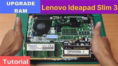 Tutorial Upgrade RAM Lenovo Ideapad Slim 3 How Much Max Capacity RAM