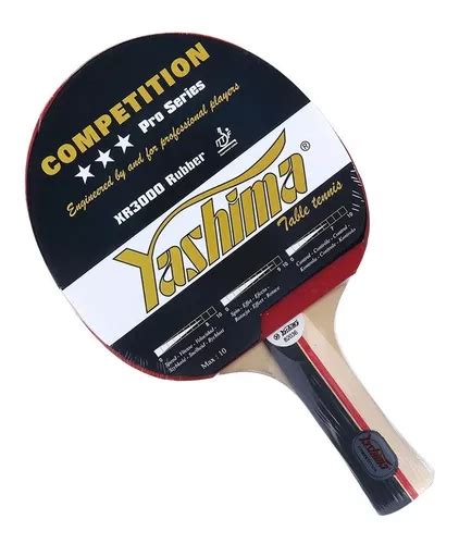 Raqueta De Ping Pong Yashima Competition Negra Mercadolibre