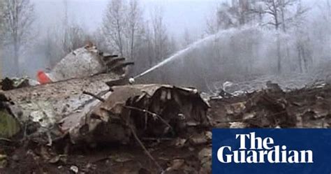 Aftermath Of Plane Crash That Killed Polish President Lech Kaczynski World News The Guardian