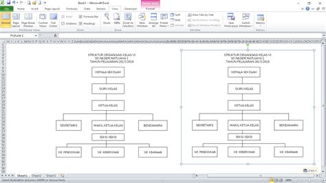 Cara Mudah Membuat Strukutur Organisasi Dengan Manfaatkan Excel