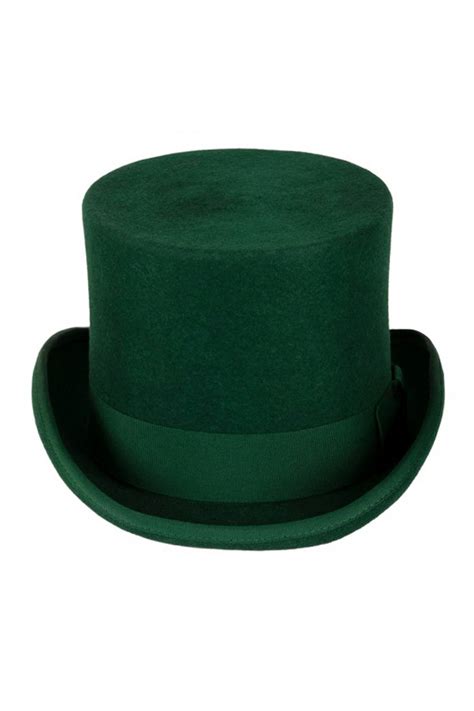 Luxe Hoge Hoed Groen Hoog Model Tophat Heren Dames Kopen