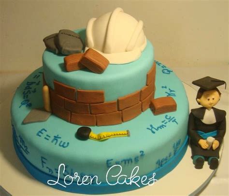 Loren Cakes Bolo De Formatura De Engenharia Civil