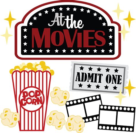 At The Movies Svg Scrapbook Files Movie Svg File For Scrapbooking Movie