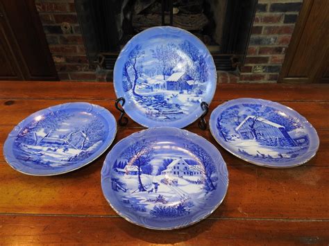 Currier & Ives Collectible plates | EstateSales.org