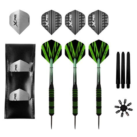 23 Grams Rubberised Steel Dart Set Xq Max Darts