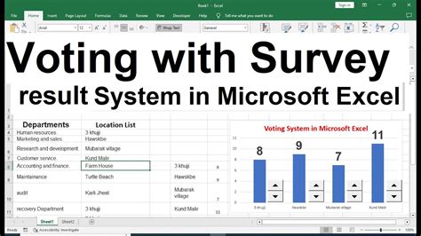 How To Make Voting System In Microsoft Excel Youtube