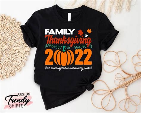 Thanksgiving Family Shirts Thanksgiving Gift for Family - Etsy