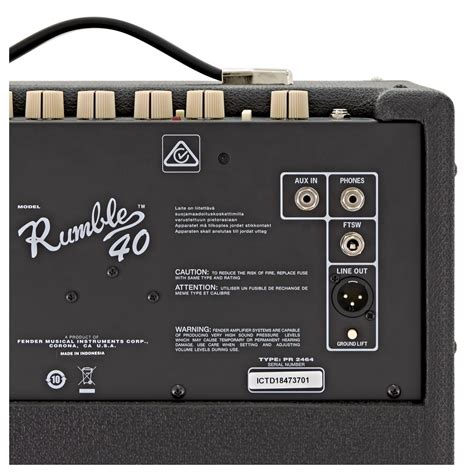 Fender Rumble 40 Bass Combo Gear4music