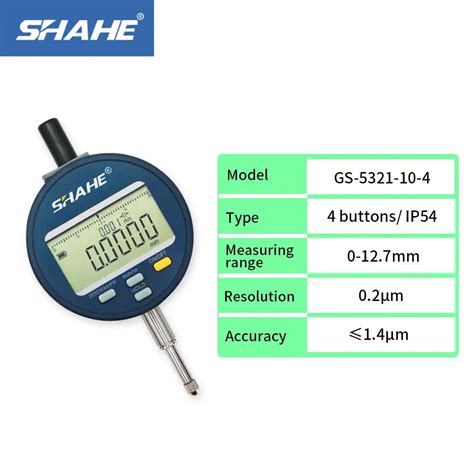 Shahe M High Resolution Digital Dial Indicator Mm Precision