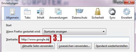 Google Als Startseite Festlegen Anleitung F R Firefox Chrome Und Co