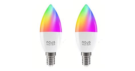 Pachet X Bec Led Nous P Smart Wifi Rgb W Lm E Smart Ro