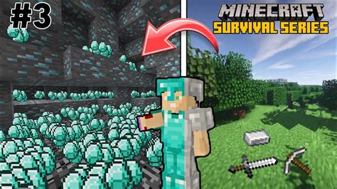 Making Fully Diamond Armor In Minecraft Pe Survival Series Epi 3