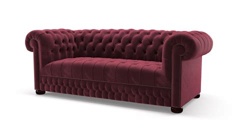 Red Chesterfield Sofa Sofas By Saxon