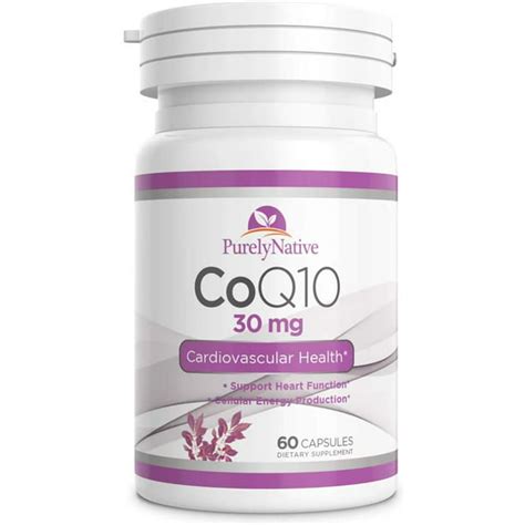 Coq10 Pharmaceutical Grade Coenzyme Q10 Supplement 30mg