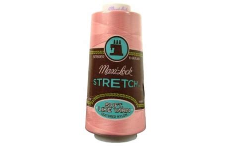 Maxi Lock Stretch Serger Cone Thread Yd Pink Count Marianos