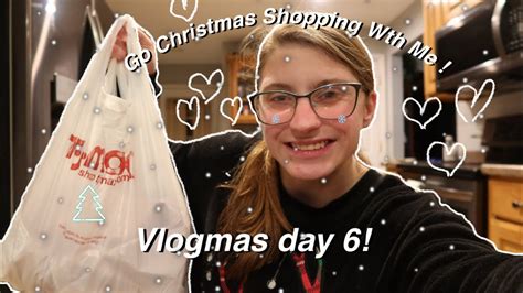 Go Christmas Shopping With Me Vlogmas Day 6 🎄 ️ Youtube