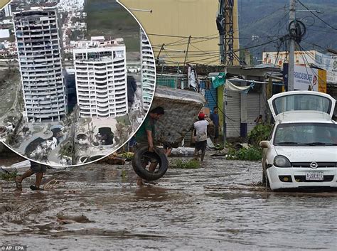 Death Toll Rises To 27 As Hurricane Otis Hammers Mexico S Acapulco Daily Mail Online