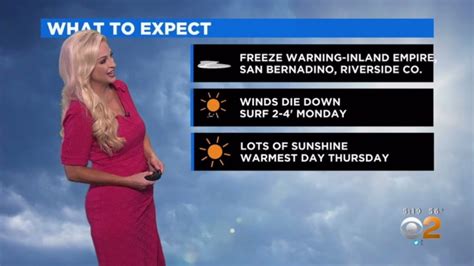 CBS2 ALISSA CARLSON WEATHER FORECAST JANUARY 2 YouTube