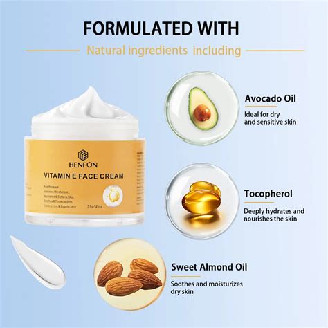 Natural Organic Moisturizer Nourishing Anti Aging Firming Vitamin E